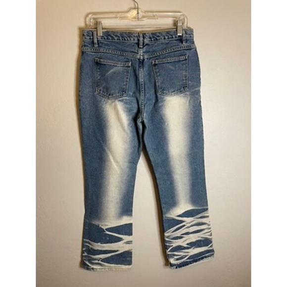 No Boundaries | Regular/Light Acid Wash Bootcut Jean Size Junior 11 Y2K 2000s - Picture 2 of 4